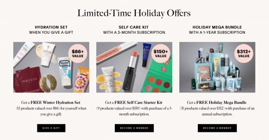 Just a quick round-up of the incredible Allure Beauty Box Black Friday / Holiday offers! It has never been better than these!