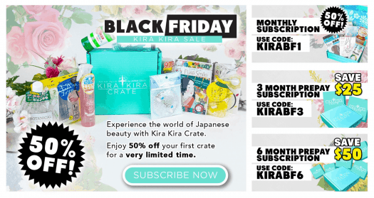 Read more about the article Kira Kira Crate Black Friday Sale – Save up to 50% off or Get 50% Off Your First Box