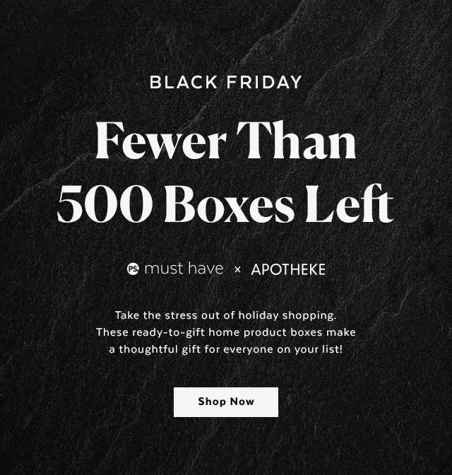 POPSUGAR Must Have x Apotheke Black Friday Boxes – Less than 500 Left!