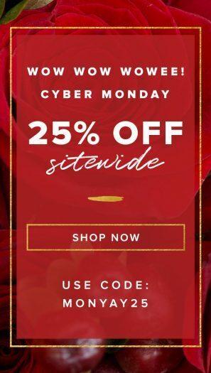 The Bouqs Cyber Monday Sale – Save 25%!