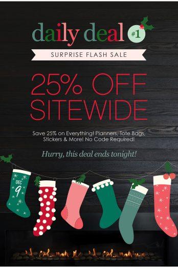 Erin Condren Flash Sale - Save 25% Off EVERYTHING!