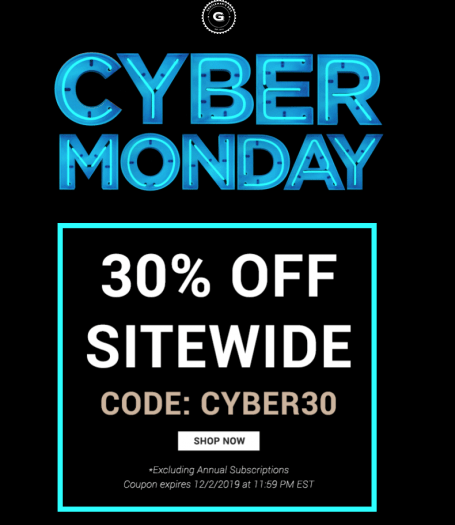 Gentleman's Box Cyber Monday Sale - Save 30%!