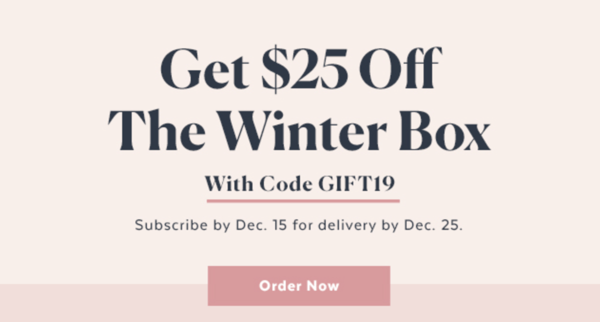 POPSUGAR Must Have Box – Save $25 off the Winter Box