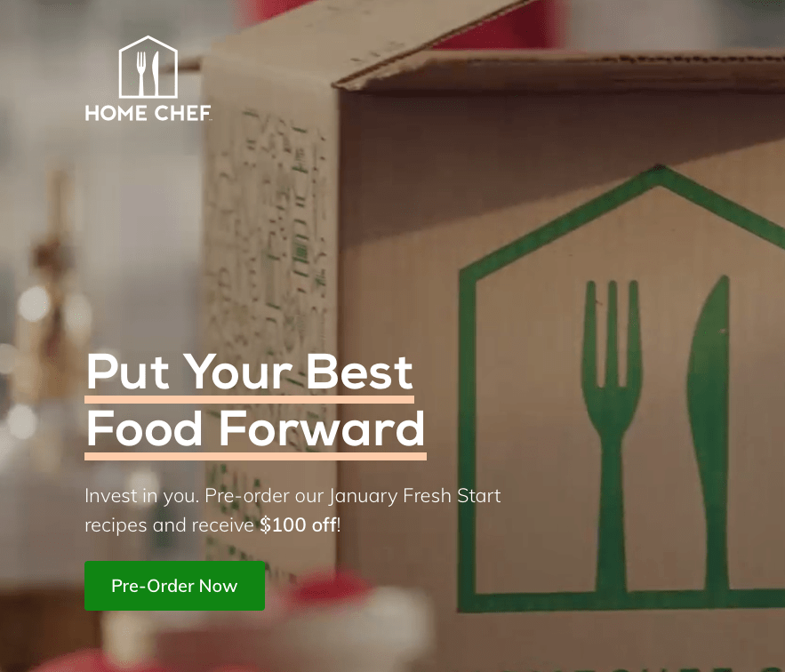 Home Chef Fresh Start Sale – Save $100!