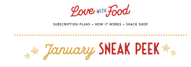 Love With Food January 2020 Spoilers