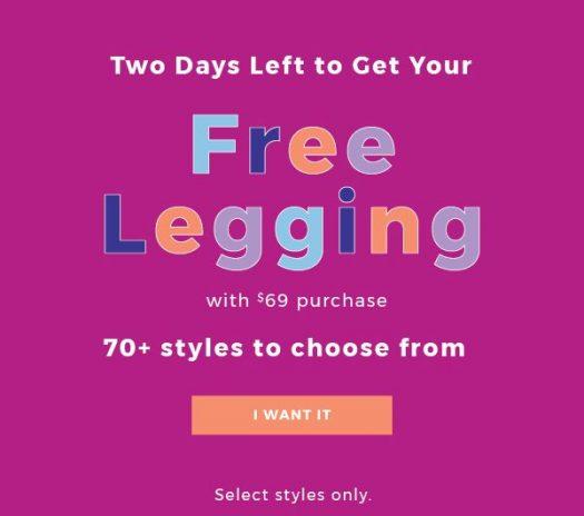 Fabletics Free Leggings with Purchase!