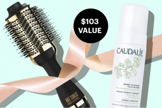 Allure Beauty Box – FREE Hot Tools 24K Gold One Step Blowout and a Full-Size Caudalie Foaming Cleanser (Total Value $103)