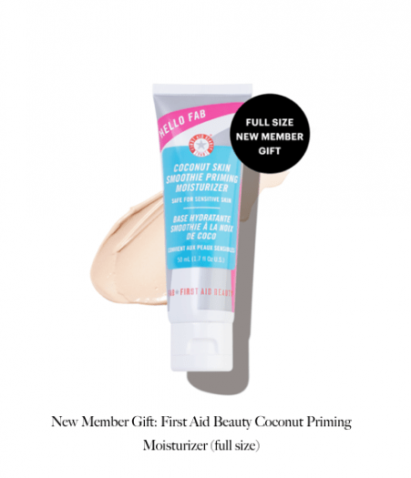 Allure Beauty Box – January 2020 Box Still Available + Free First Aid Beauty Coconut Priming Moisturizer!