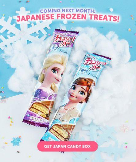This Frozen II chocolate bar is one of the tasty snacks included in the next month's box. Be sure to leave some for your sibling or bestie! ?