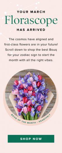 The Bouqs March Bouq Reveal + Coupon Code