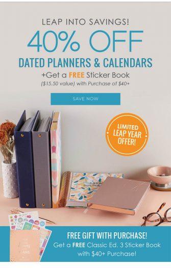Read more about the article Erin Condren Sale – Save 40% off 2020 Dated Planners + Free Gift!