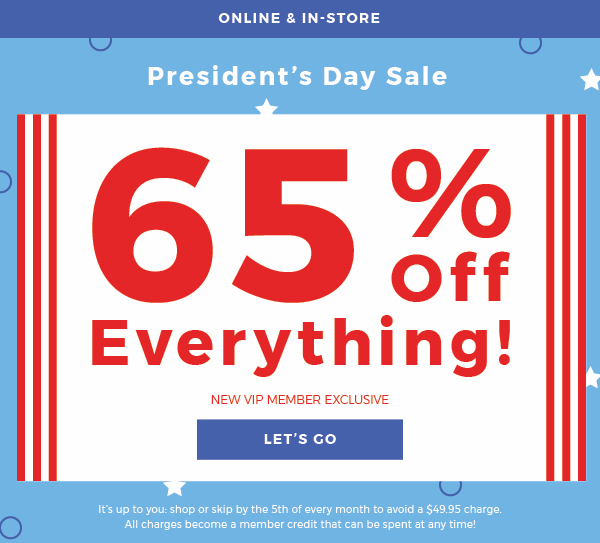 Fabletics President’s Day Sale – 65% off Everything!!