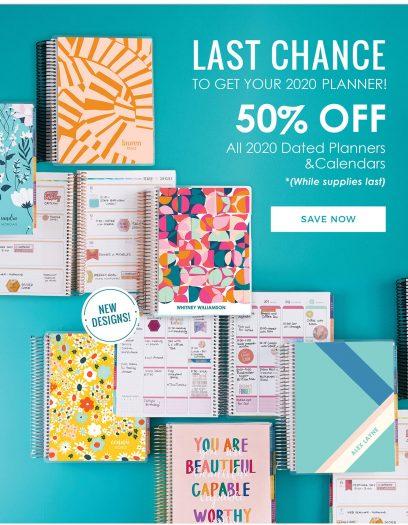 Read more about the article Erin Condren Sale – Save 50% off 2020 Dated Planners