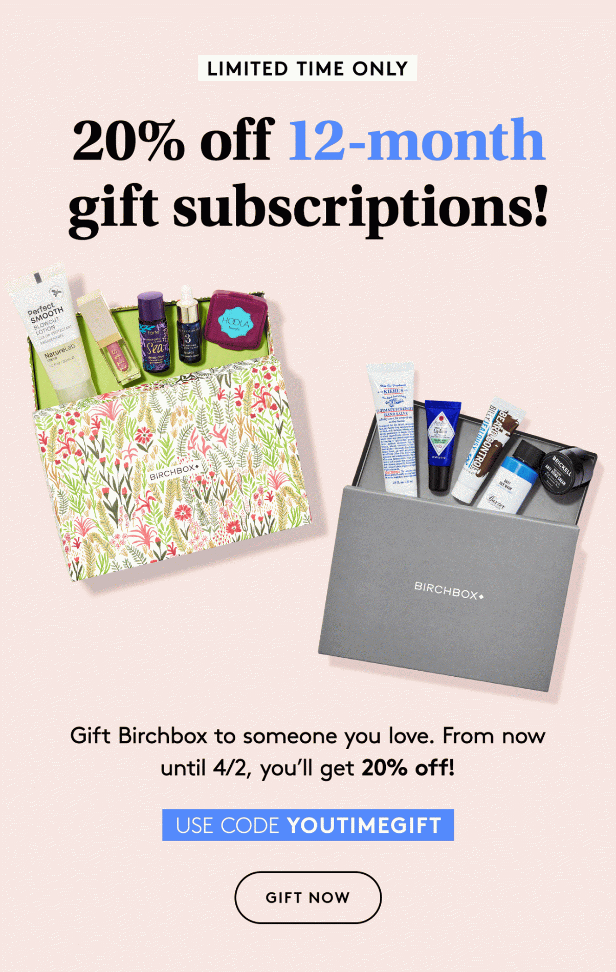 Birchbox 20% off Gift Subscriptions!!