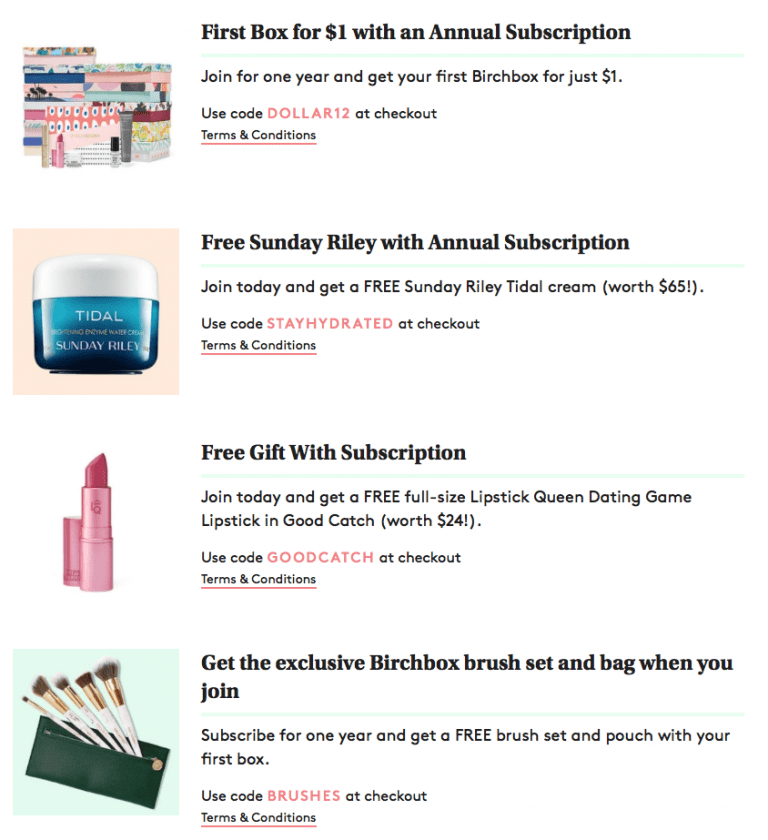 Birchbox Review + Coupon Code April 2020 Subscription Box Ramblings