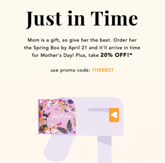 Read more about the article FabFitFun Mother’s Day Sale – Save 20% Off the Spring 2020 Box