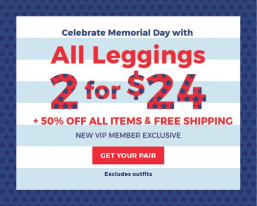 Fabletics Memorial Day Sale – 50% off Everything + 2 for $24 Leggings