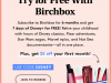 Birchbox Coupon – Save $5 Off Your First Box + Free Disney+ Trial