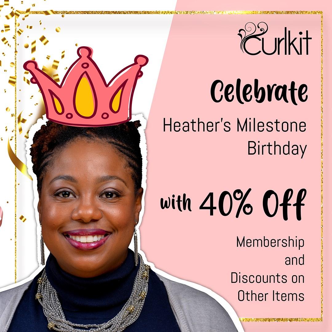 Read more about the article CurlKit Founder’s Birthday Sale – Save 40% Off Your First Box!