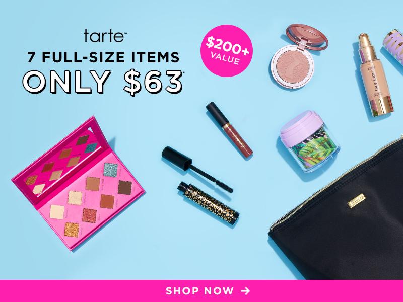 tarte Create Your Own 7-Piece Custom Kit for $63 – Extended thru 6/17!