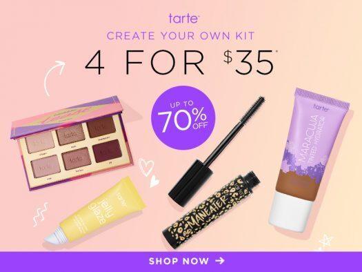 Read more about the article tarte Create Your Own 4-Item Custom Kit for $35 – On Sale Now!