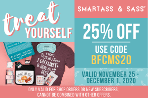 Smartass and Sass Black Friday Sale – Save 25%!