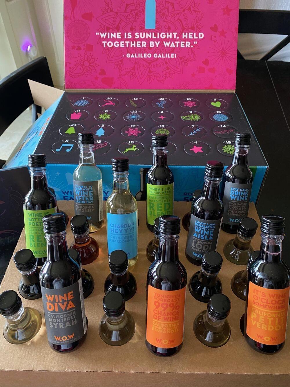 Target W.O.W Holiday Wine Advent Calendar Mini Review Subscription