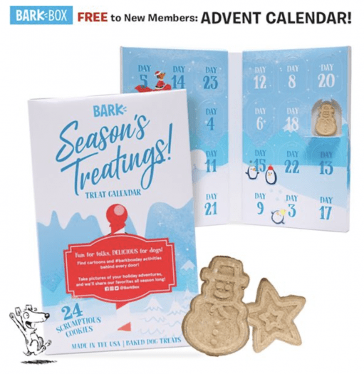 Barkbox Free Advent Calendar with Multi-Month Subscription!
