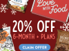 Love With Food Sale – Save 20%!