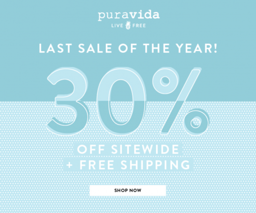 Read more about the article Pura Vida Boxing Day Sale – Save 30%!