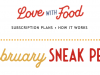 Love With Food February 2021 Spoilers