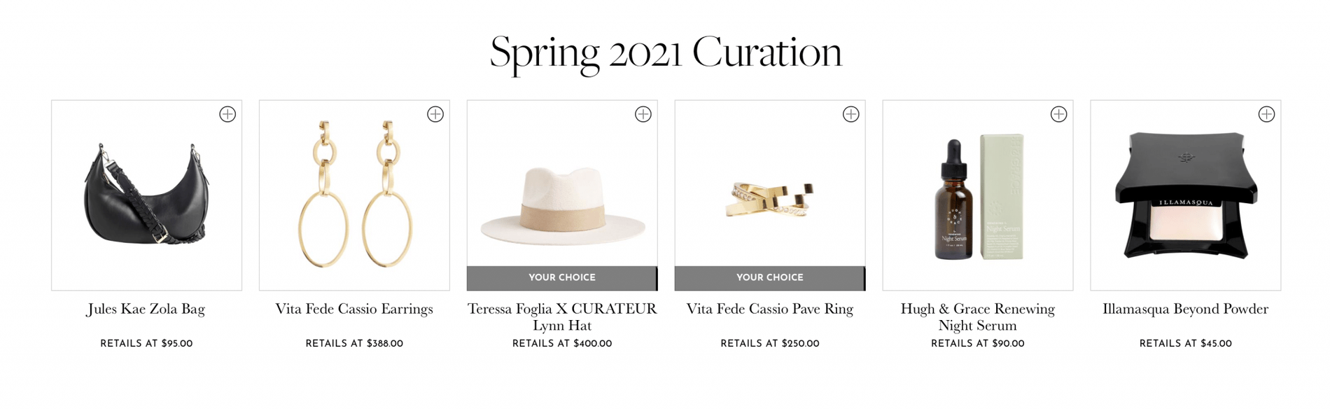 CURATEUR Spring 2021 Coupon Code – Save $25 + Get A FREE Gift