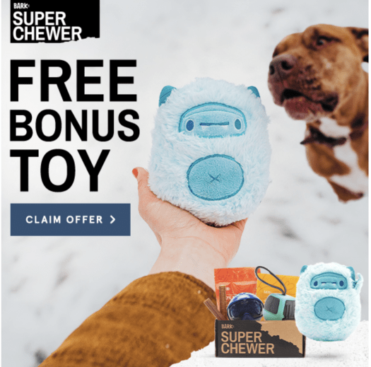 BarkBox Super Chewer Coupon Code – FREE Ice Beast Toy