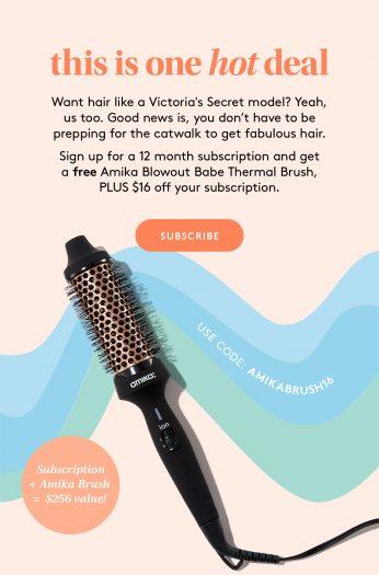 Birchbox Annual Subscription Coupon Code – Free Amika Blowout Babe Thermal Brush!