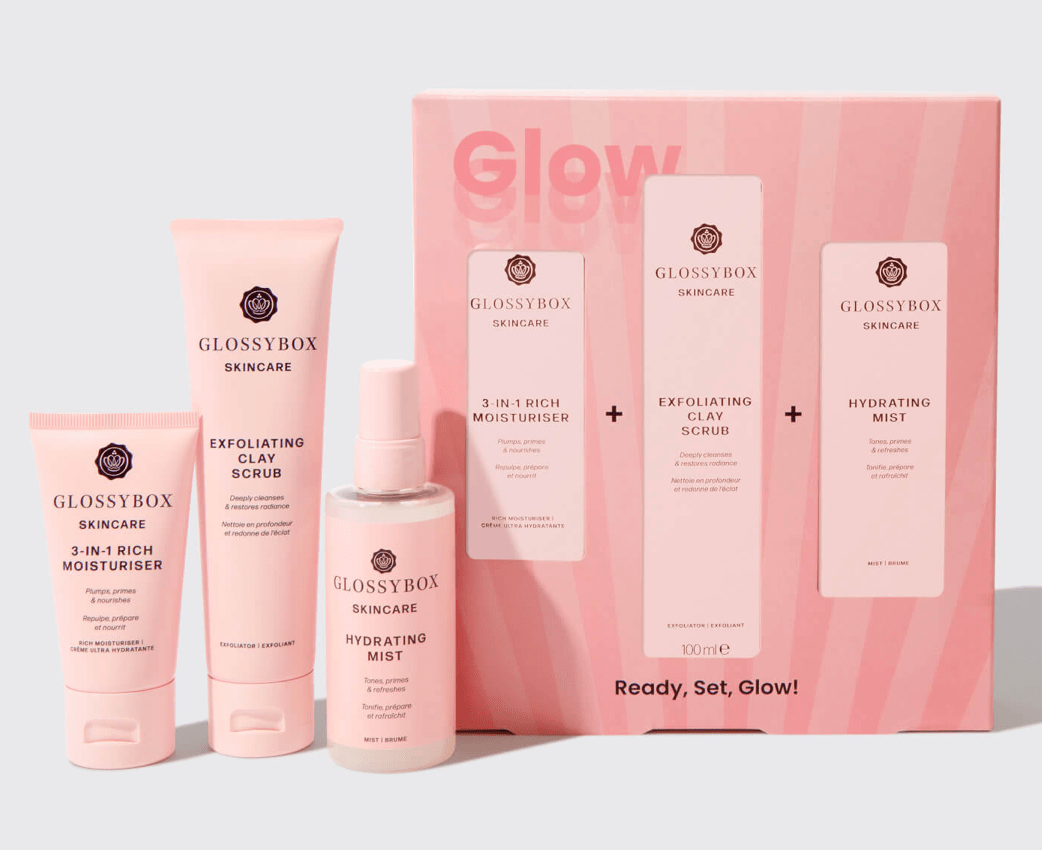 GLOSSYBOX Ready, Set, Glow Skincare Set – Now Available