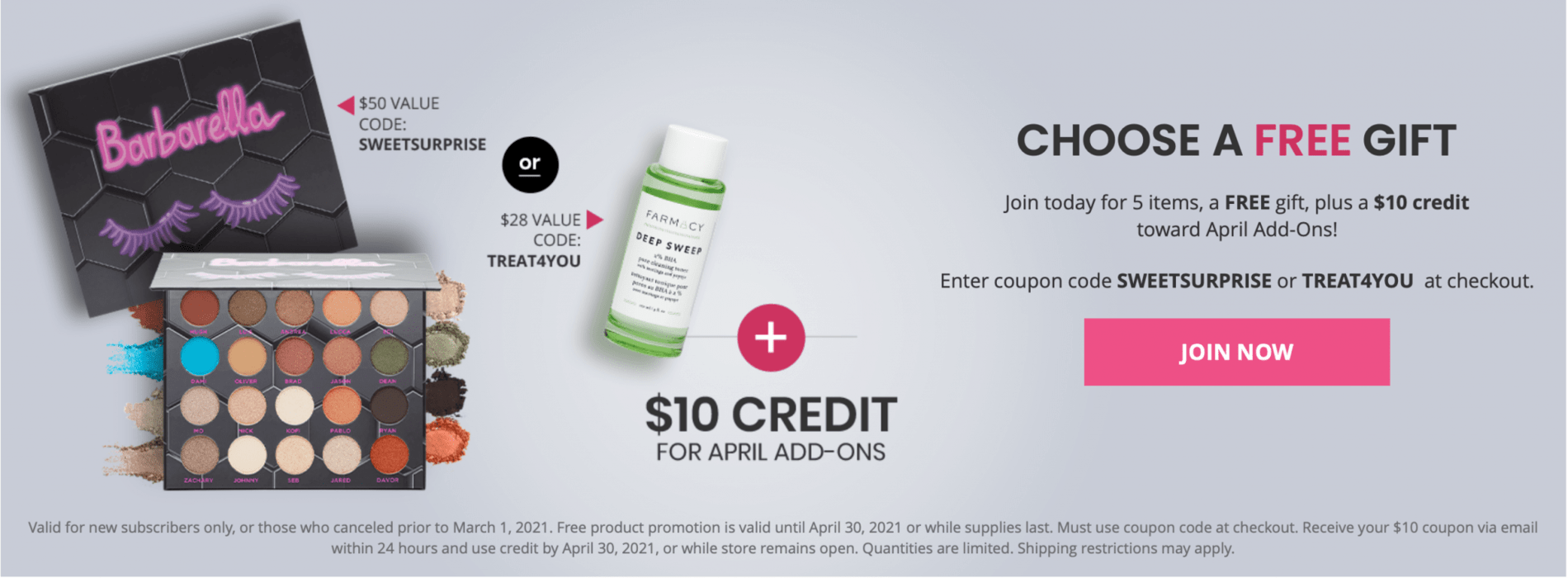 BOXYCHARM April 2021 Coupon Code – Free Gift with Purchase + $10 Pop-Up Credit!