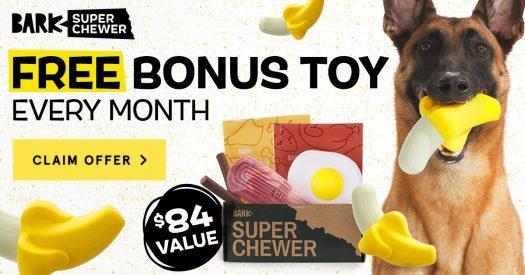 BarkBox Super Chewer Coupon Code – Free Extra Toys