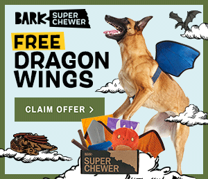 BarkBox Super Chewer Coupon Code – FREE Wearable Dragon Wings!