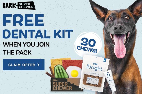 BarkBox Super Chewer Coupon Code – FREE Dental Kit from BARK Bright