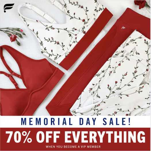 Read more about the article Fabletics Memorial Day Sale – 70% off Everything