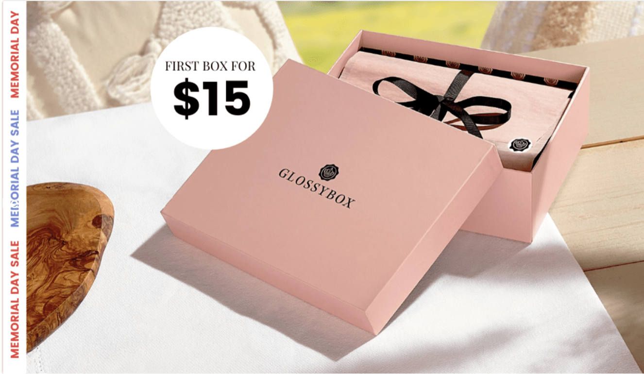 GLOSSYBOX Coupon Code – Get Your First Box for $15