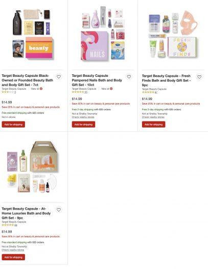 Target Beauty Box Sets – Now 25% Off!