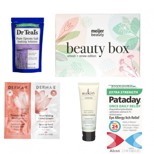 Meijer May Beauty Box Refresh + Renew Edition Subscription Box Ramblings