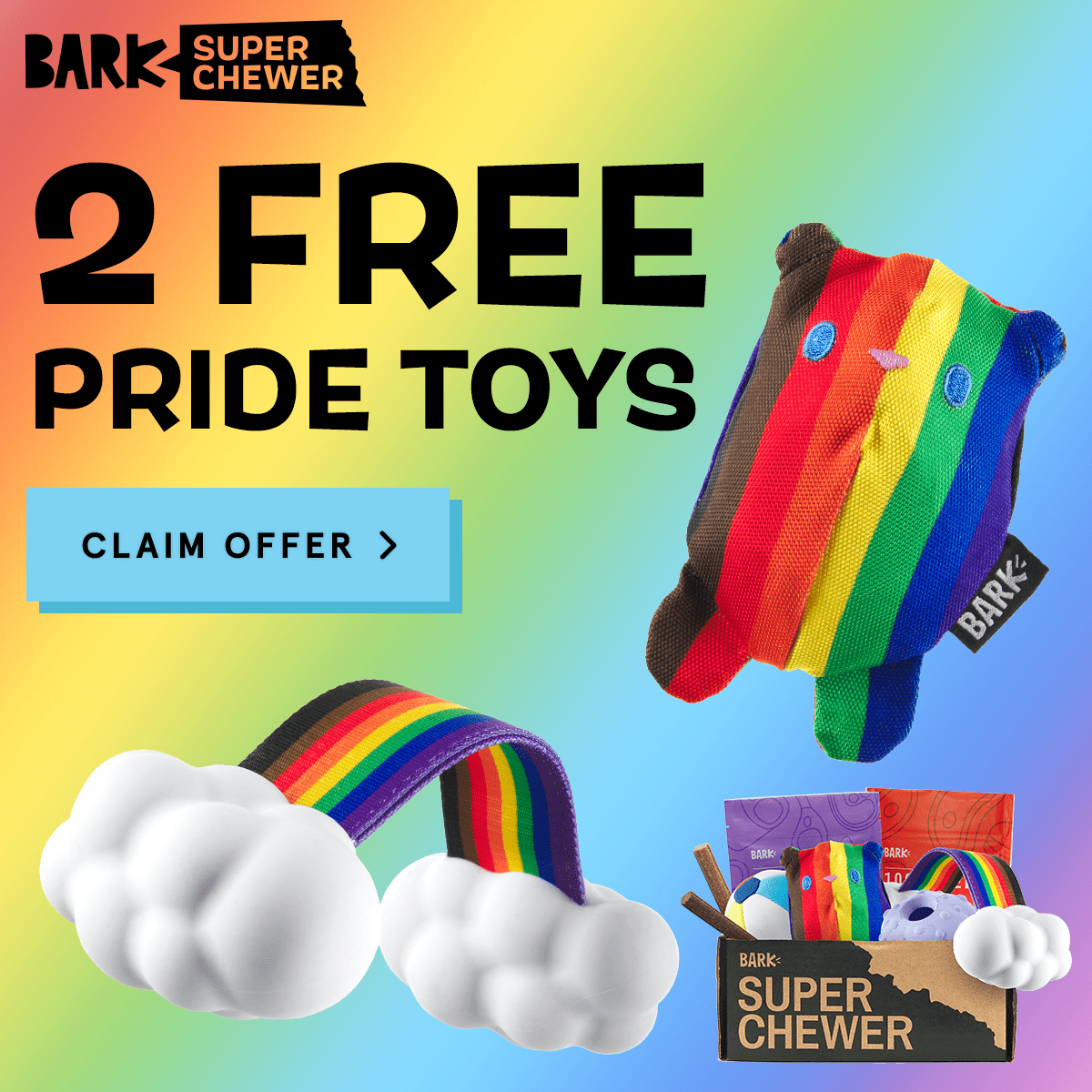Read more about the article BarkBox Super Chewer Coupon Code – FREE Pride Bundle!