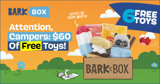 BarkBox Coupon Code: Six Free Extra Toys!
