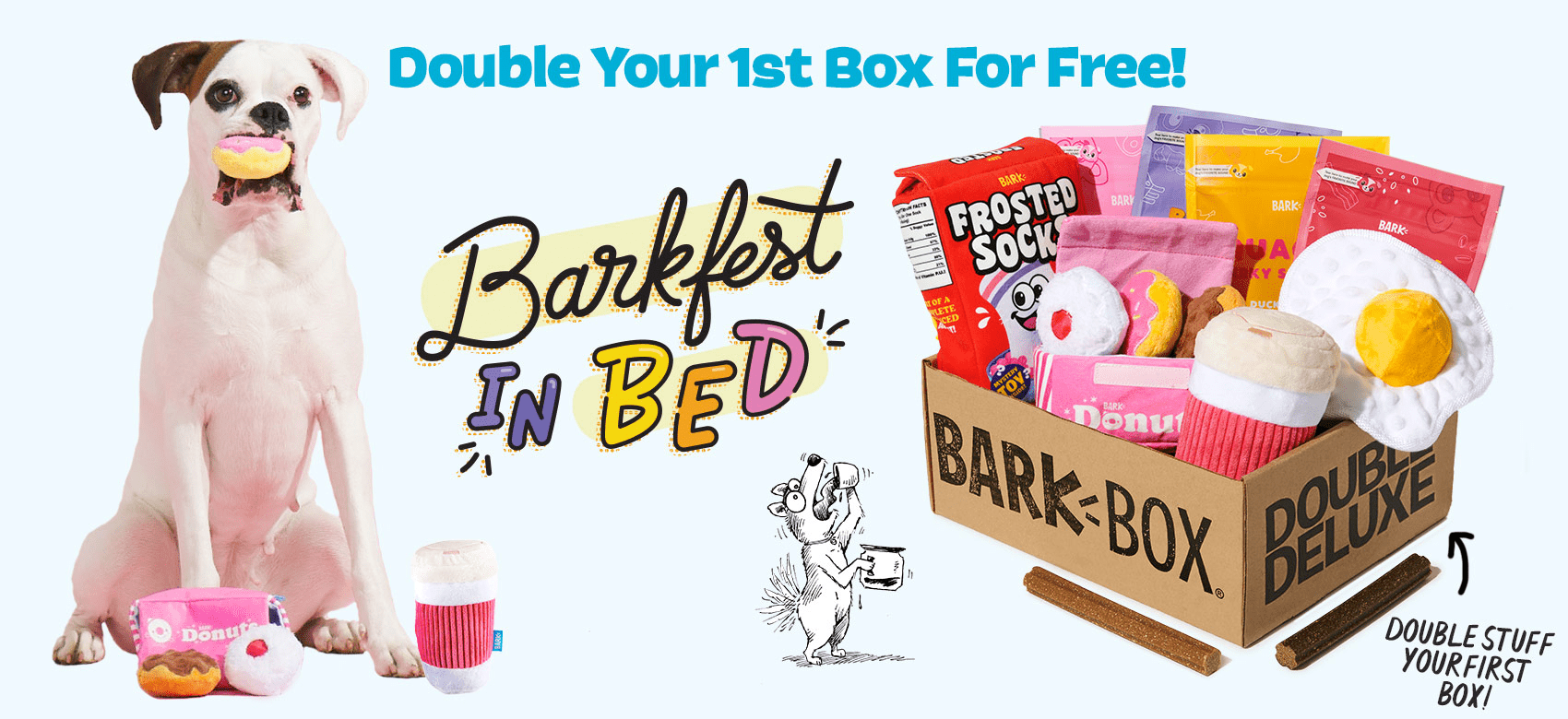 BarkBox Coupon Code Double Your First Box Free! Subscription Box
