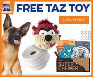 Read more about the article BarkBox Super Chewer Coupon Code – FREE Space Jam Tearable Taz Toy!