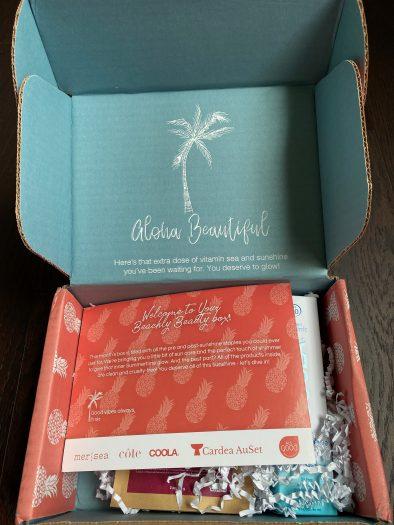 Beachly Beauty Box - July 2021 Review