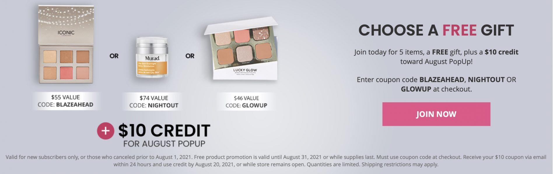 BOXYCHARM August 2021 Coupon Code – Free Gift with Purchase + $10 Pop-Up Credit!