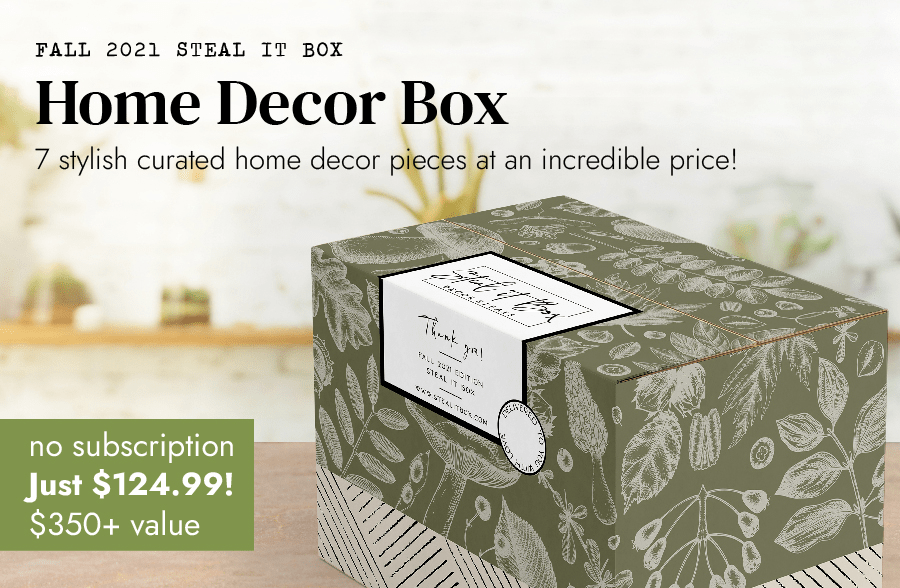 Read more about the article Decor Steals Fall 2021 Steal It Box – Full Spoilers!